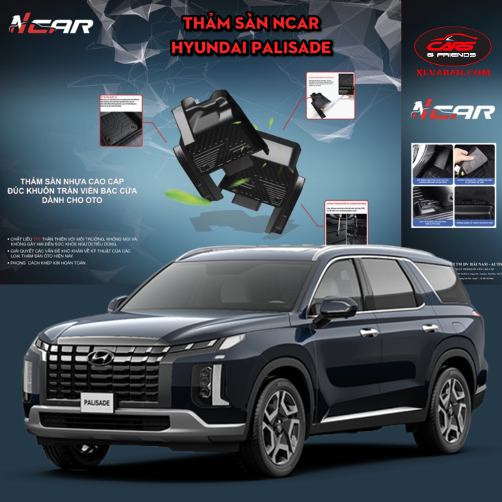 Thảm sàn Ncar cho HYUNDAI PALISADE